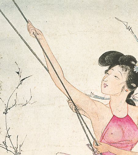 庐山-胡也佛的仕女画和最知名的金瓶梅秘戏图